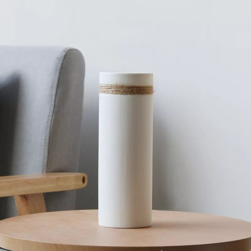Natürliche Jute-Vase – Stilvolle Dekoration für Zuhause