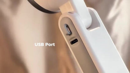 Kompakter Turbo Handventilator – 3-in-1 USB wiederaufladbar mit 5 Geschwindigkeiten