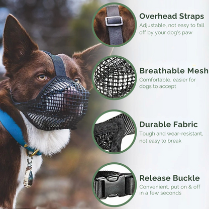 AirMesh Maulkorb – Weich und Bequem für Hunde