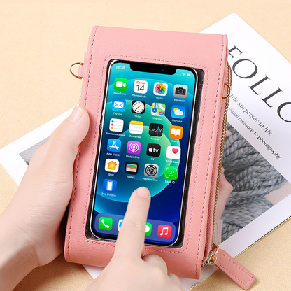 Touchscreen-Handtasche mit Geldbörse-Funktion – Kompakte Crossbody für den täglichen Gebrauch