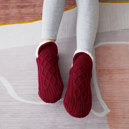 CozyFeet Stricksocken – Kuschelig und Rutschfest