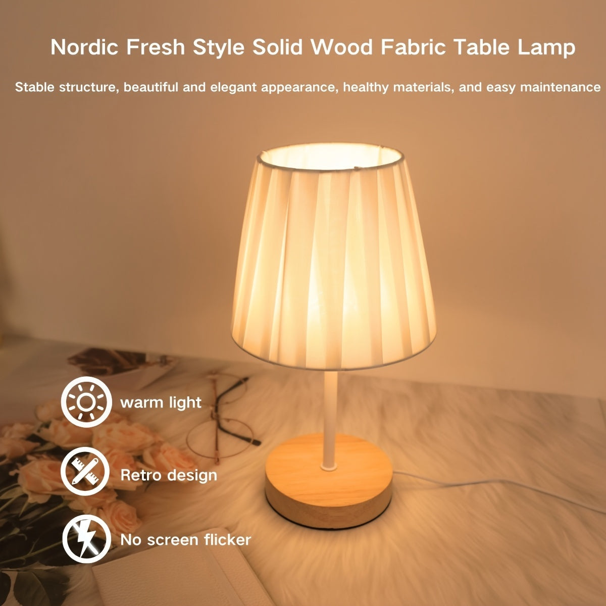 Nordic Atmosphäre Tischlampe – Wärme und Ruhe für dein Interieur