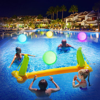 LED-Aufblasbare Leuchtbälle für Pool und Garten