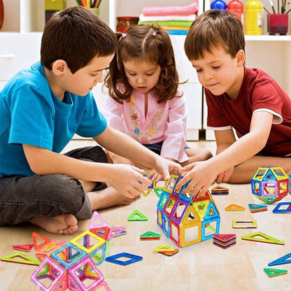 Magnetische Bausteine für Kinder - Kreatives Bau-Set