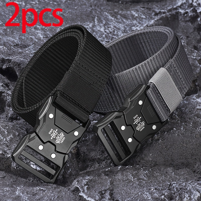 Unisex Taktischer Nylon Gürtel – Robust, Atmungsaktiv und Vielseitig