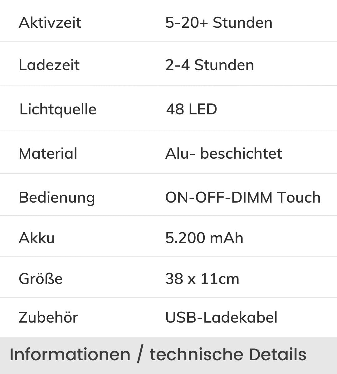 LumiTouch Tischlampe – Dimmbare LED mit Touchsteuerung