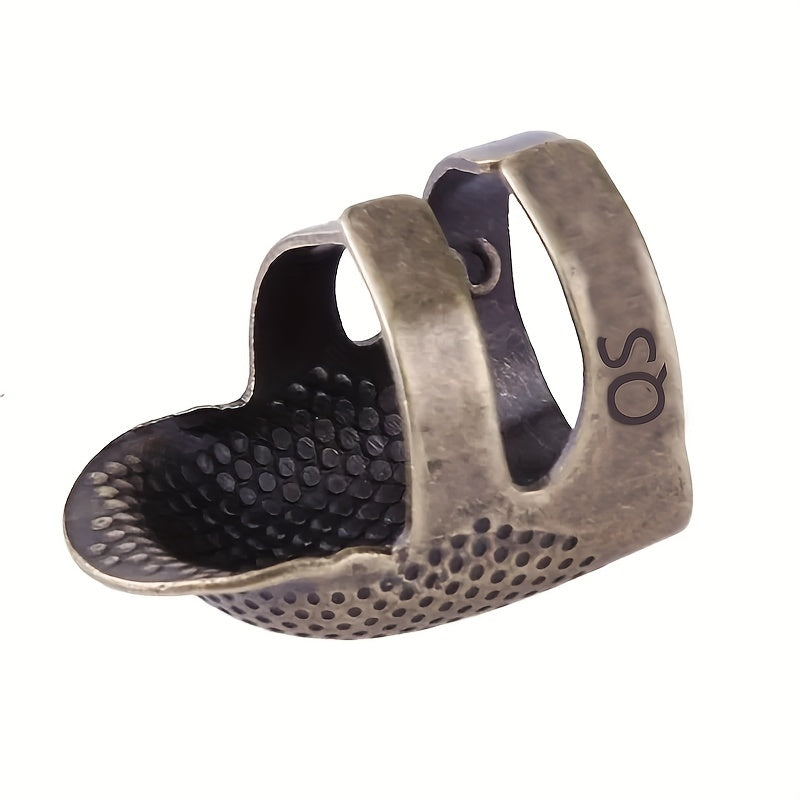 Vintage Metall Nadelfinger – Robuster Schutz beim Nähen