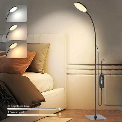 Flexible LED Stehlampe – Perfekt zum Lesen und Entspannen