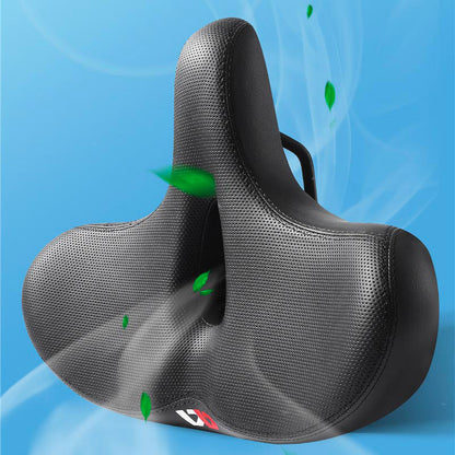 Ergonomischer Breiter Fahrradsattel mit Extra Polsterung für Bequemes Radfahren