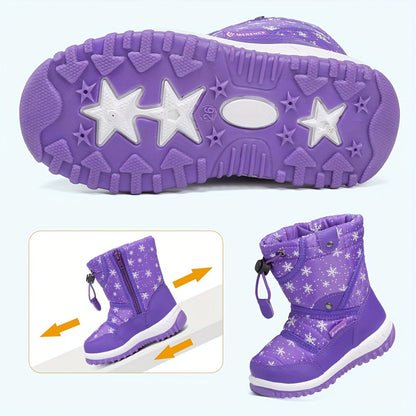 Fröhliche Winterstiefel für Kinder – Wärme und Spaß im Schnee