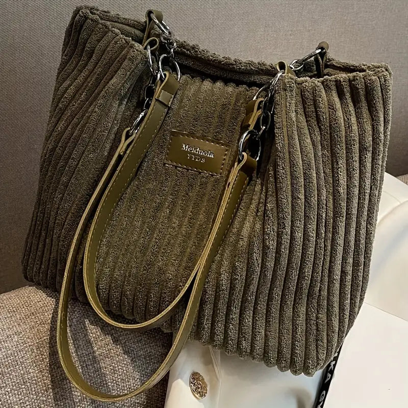 Mia Stilvolle Cord-Tasche – Luxus und Praktisch für Jeden Tag