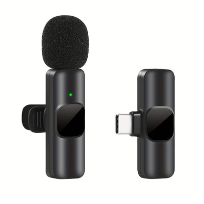 Professionelles drahtloses Lavalier-Mikrofon - Perfekt für Videoaufnahmen und Live-Streaming