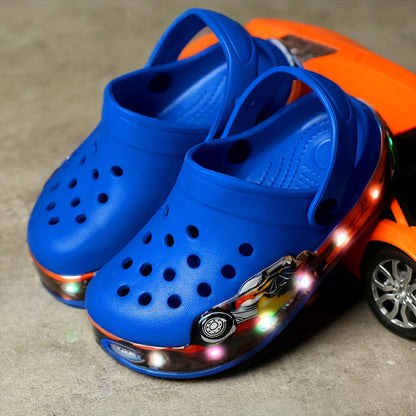 Leuchtende Clogs für Kinder – Atmungsaktive und rutschfeste Schuhe