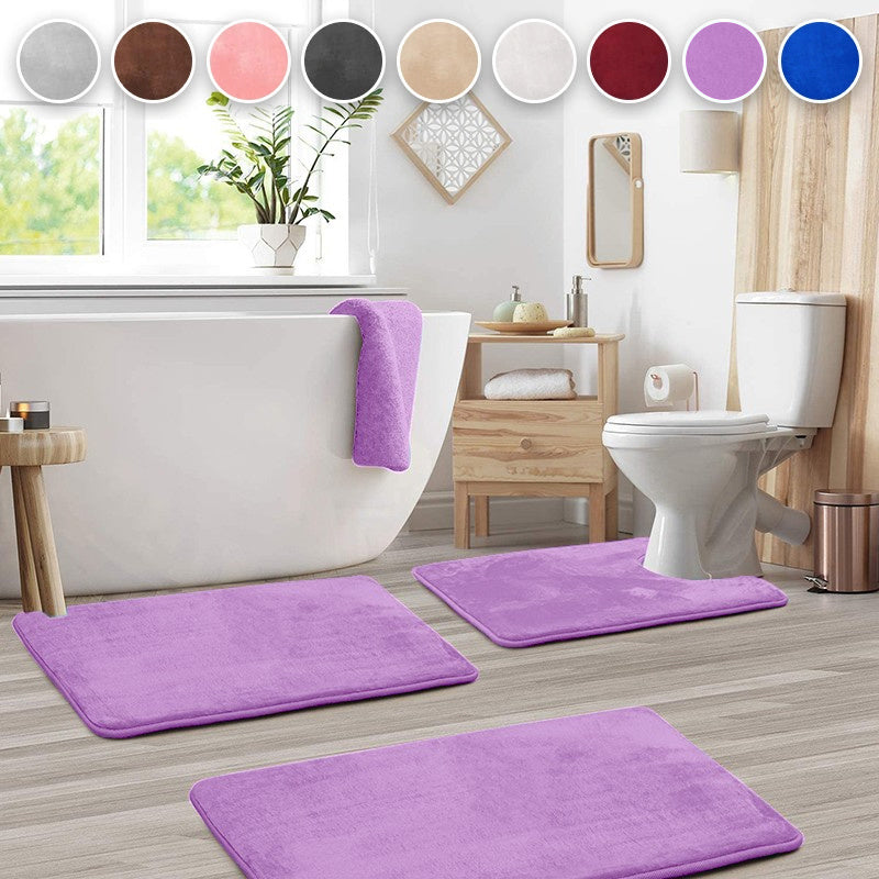 Weiche Memory Foam Badematten Set – Für Komfort und Luxus