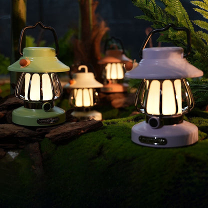 SnailGlow Tragbare Campinglampe – USB-wiederaufladbare Nachtlampe