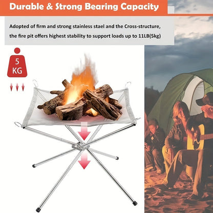 CampFire Kompakte Feuerstelle – Tragbar, Robust und Praktisch für den Outdoor-Einsatz