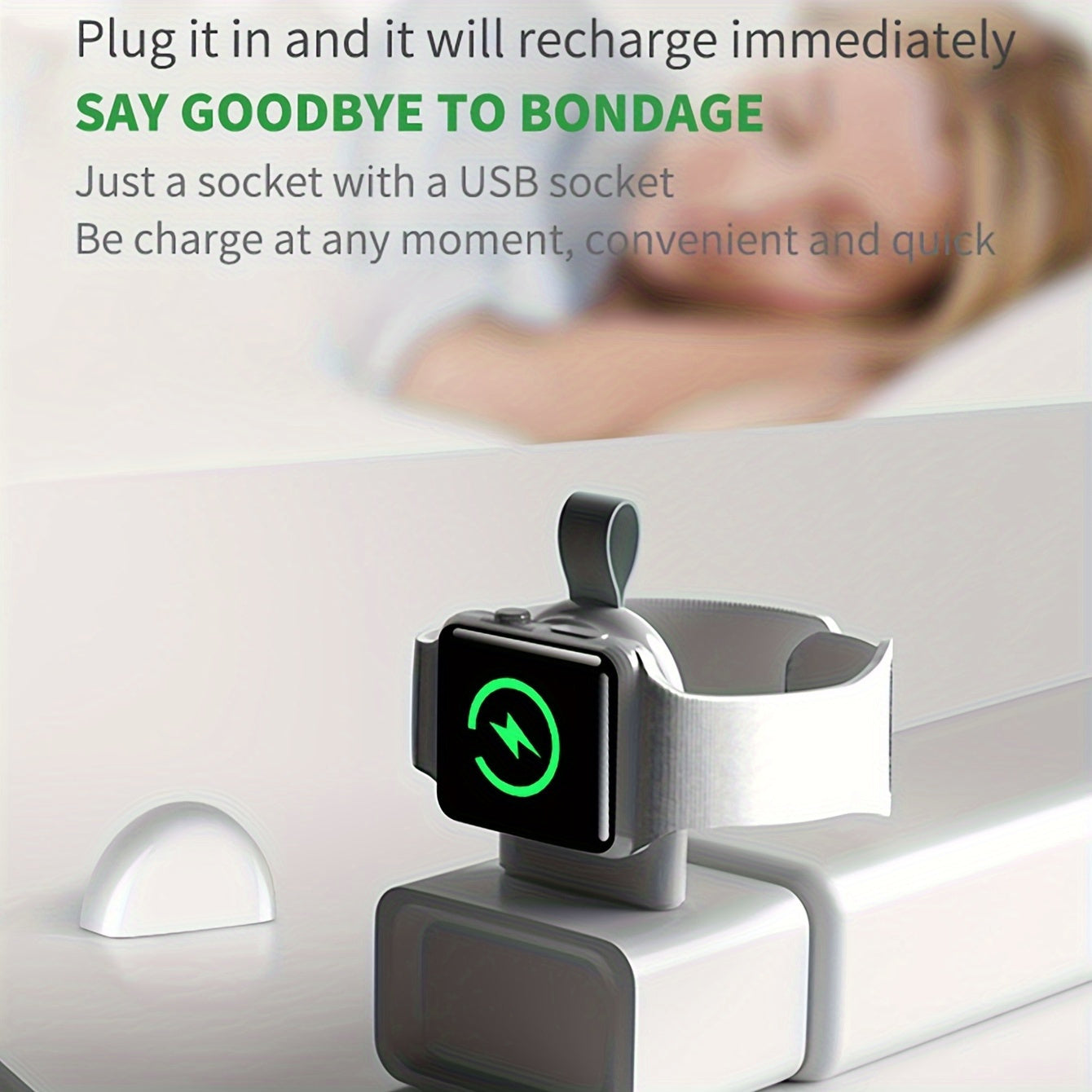 Tragbares Drahtloses Ladegerät - Praktisch für deine Apple Watch