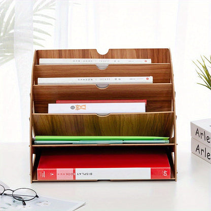 WoodFlow A4 Organizer – Stilvolle Aufbewahrung für jeden Schreibtisch