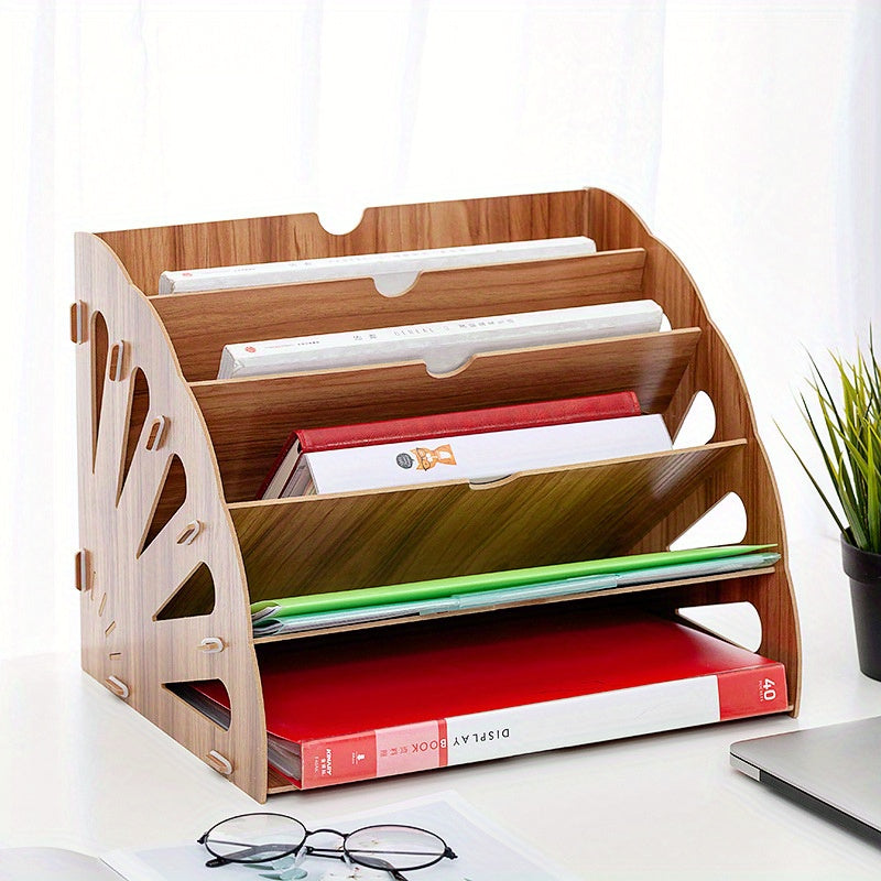 WoodFlow A4 Organizer – Stilvolle Aufbewahrung für jeden Schreibtisch