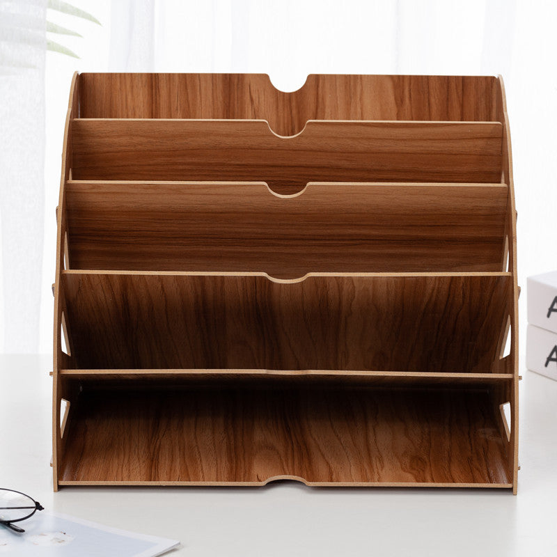WoodFlow A4 Organizer – Stilvolle Aufbewahrung für jeden Schreibtisch