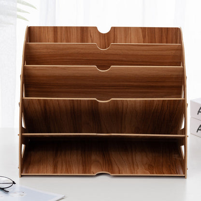 WoodFlow A4 Organizer – Stilvolle Aufbewahrung für jeden Schreibtisch