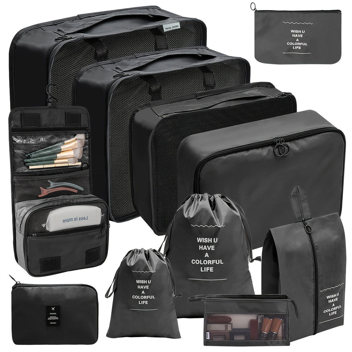 PackMate 11-teiliges Verpackungswürfel-Set – Organisiere Dein Gepäck
