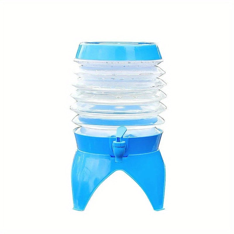 Tragbarer faltbarer Wassereimer – 3,5L mit ausziehbarem Wasserhahn