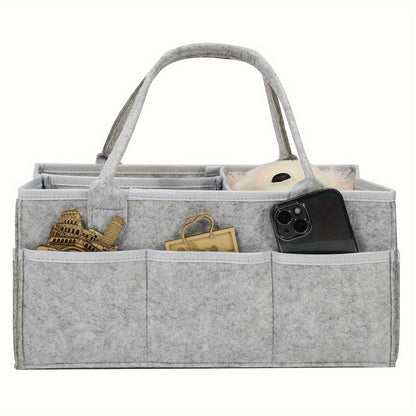 MamaOrganize Wickeltaschen Aufbewahrungskorb – Praktisch und stilvoll für Eltern