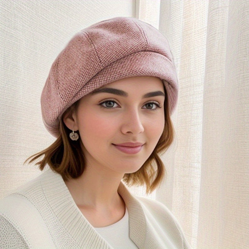Sophie Retro Baskenmütze – Stilvolle Wintermütze für die Kalten Tage