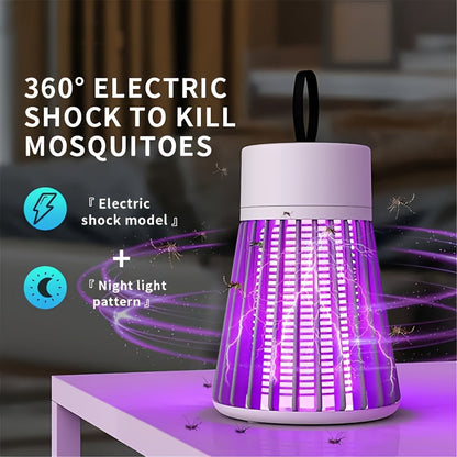 Wiederaufladbare Mückenlampe – 360° UV-Elektroschock-Insektenvernichter