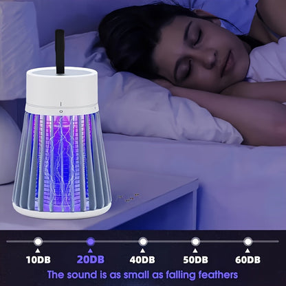 Wiederaufladbare Mückenlampe – 360° UV-Elektroschock-Insektenvernichter
