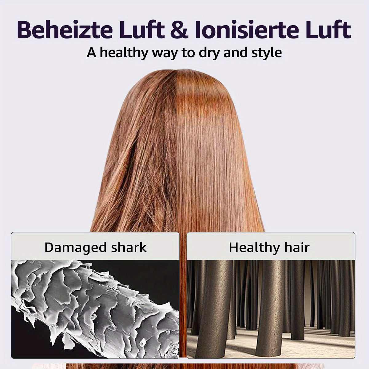 Ionen-Haartrockner mit Diffusor – Stilvoll, Leistungsstark und Sanft zu deinem Haar