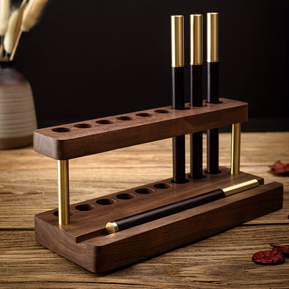WalnutCraft Schreibtisch-Organizer – Elegant und Funktional in Einem