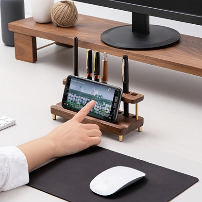 WalnutCraft Schreibtisch-Organizer – Elegant und Funktional in Einem