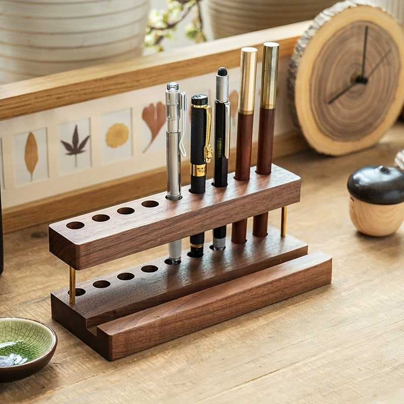 WalnutCraft Schreibtisch-Organizer – Elegant und Funktional in Einem