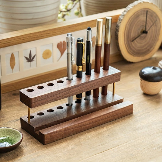 WalnutCraft Schreibtisch-Organizer – Elegant und Funktional in Einem