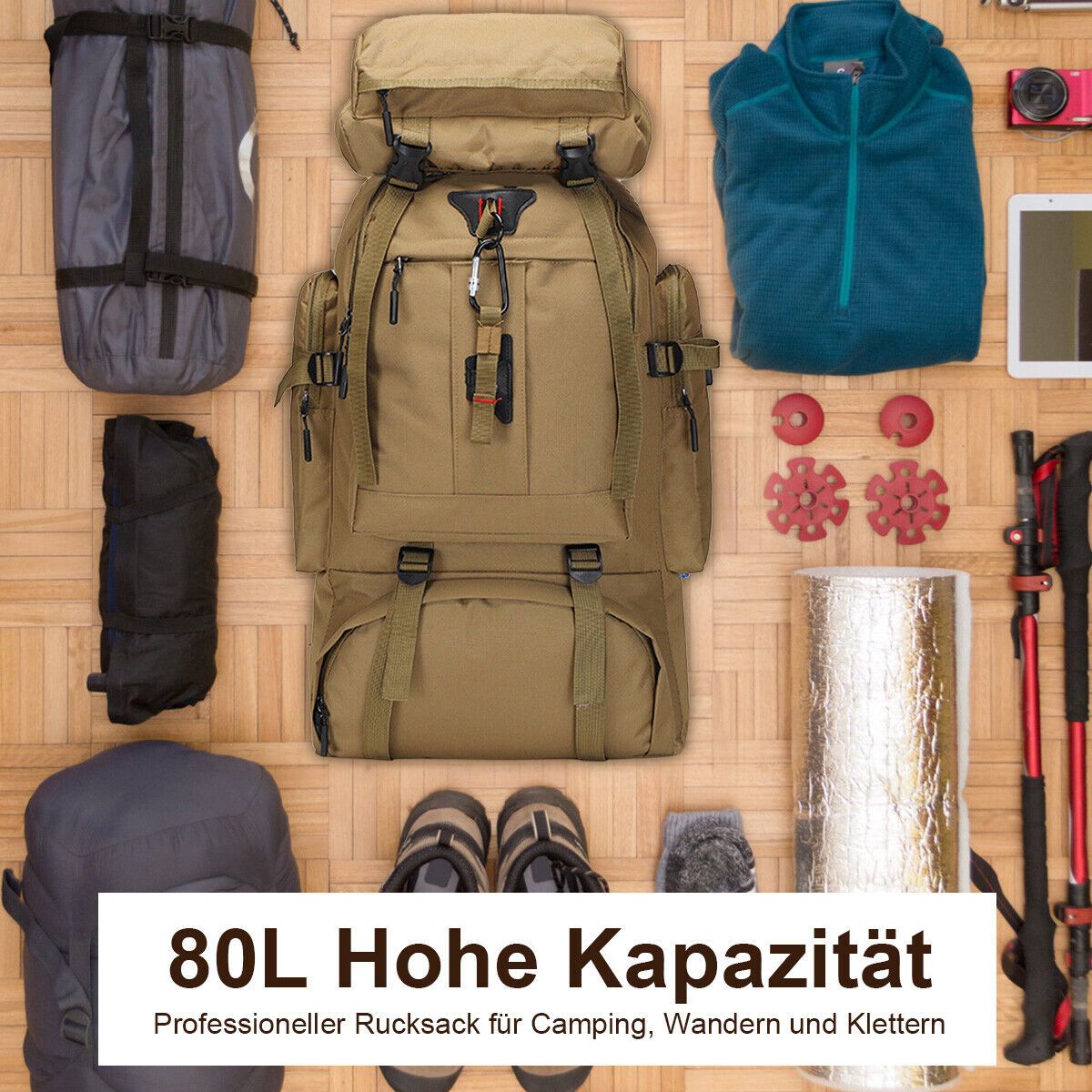 Explorer 80L Wanderrucksack – Robust und Vielseitig