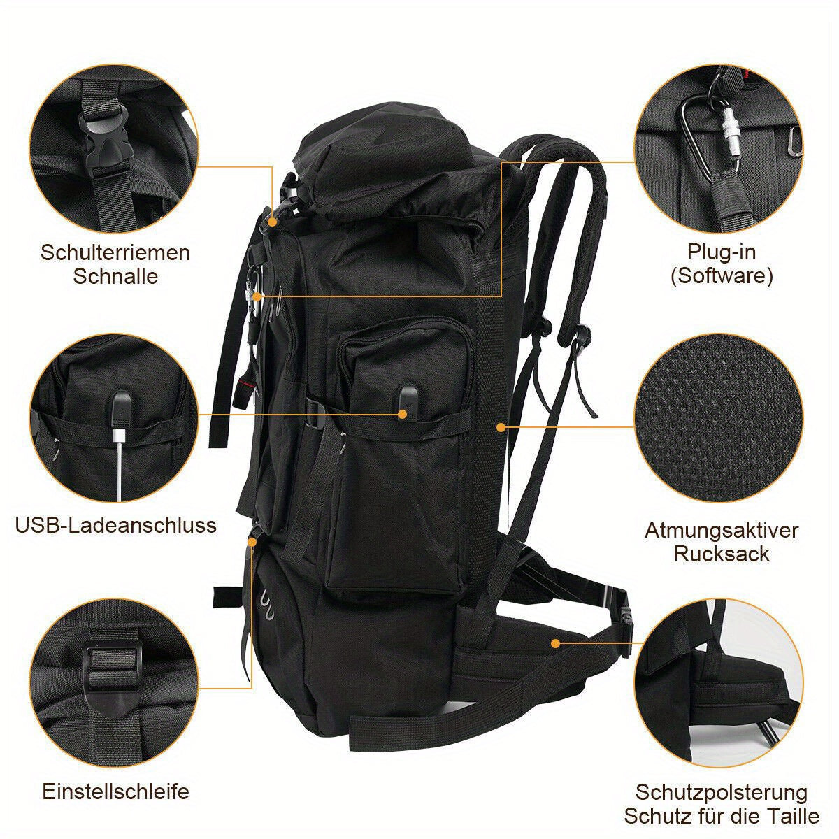 Explorer 80L Wanderrucksack – Robust und Vielseitig