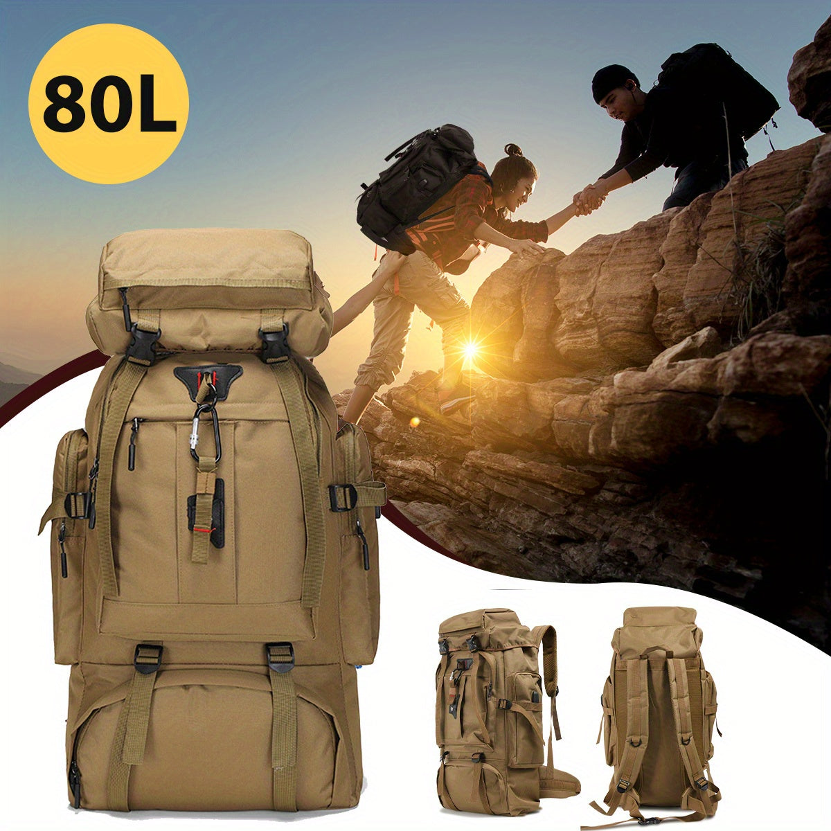 Explorer 80L Wanderrucksack – Robust und Vielseitig