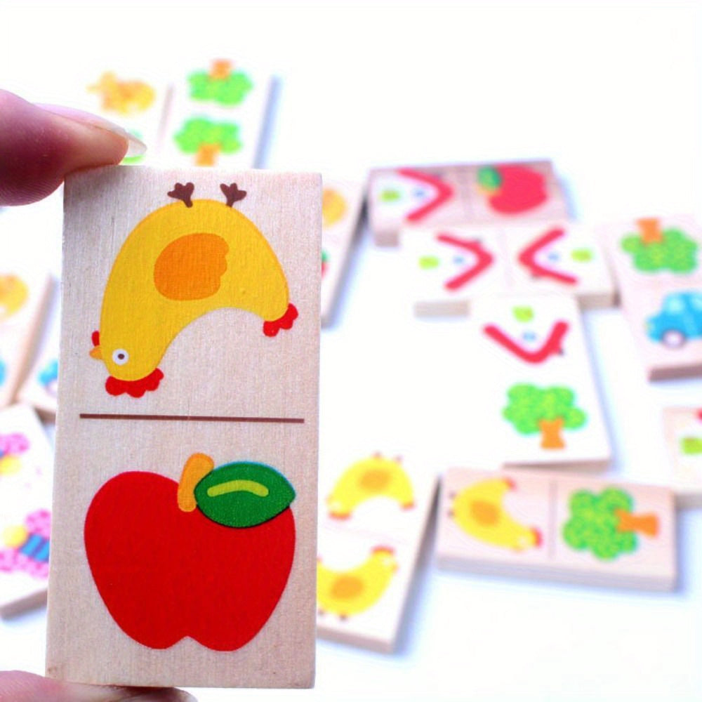 Verspieltes Domino-Puzzle – Für Lernen und Spaß