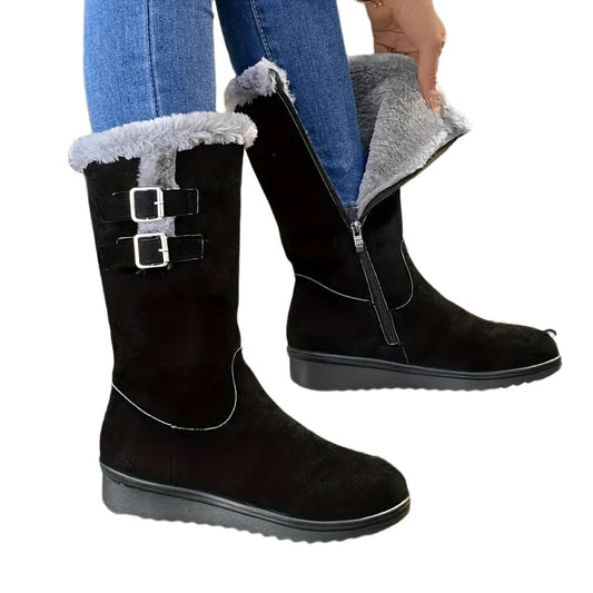 Flauschige Stiefel für Damen - Warm und Stilvoll für kalte Tage