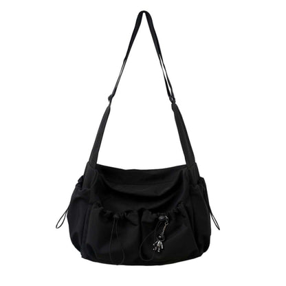 UrbanEase Umhängetasche – Kordelzug Schultertasche mit großer Kapazität
