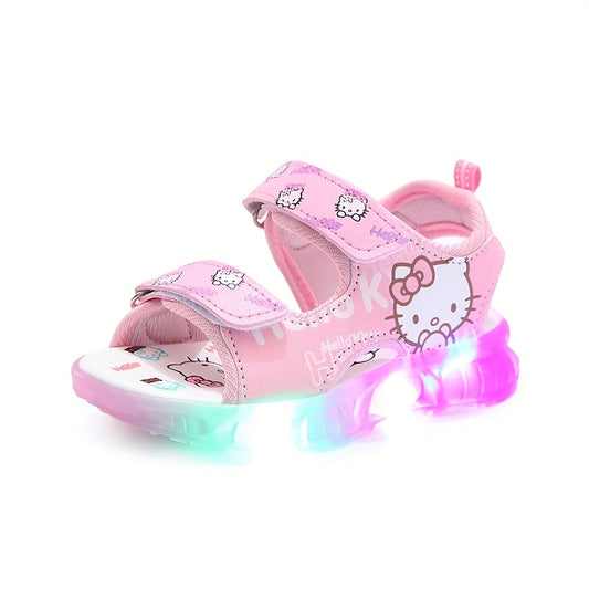 Sanrio Leuchtende Mädchen-Sandalen – Bequeme und Atmungsaktive Sommerschuhe