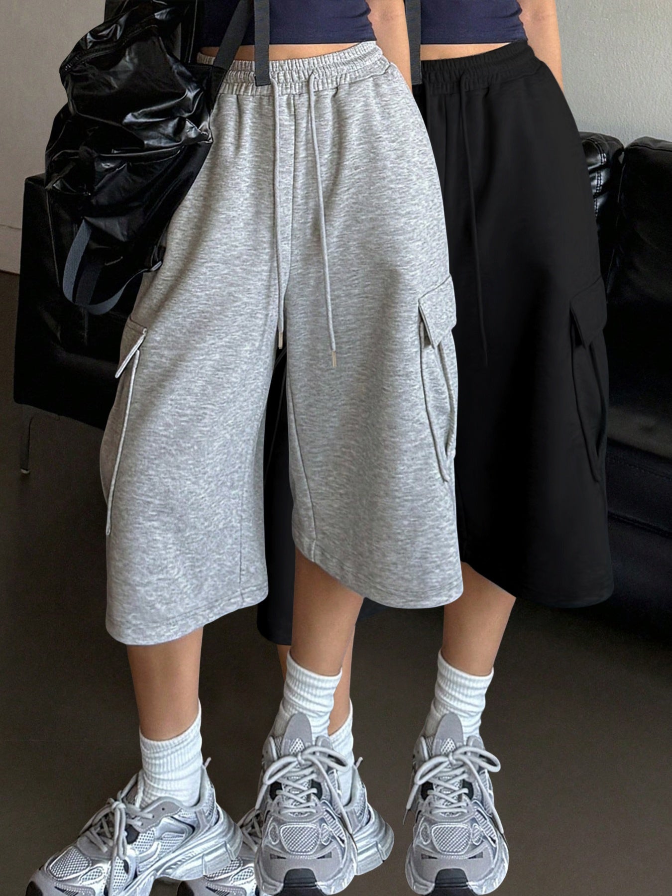 Urban Ease Damen Cargo Shorts Set – Komfort und Stil in Einem