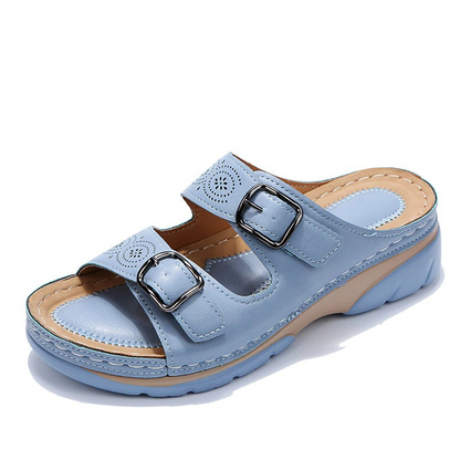 Bequeme Sommerschuhe – Verstellbar und Rutschfest