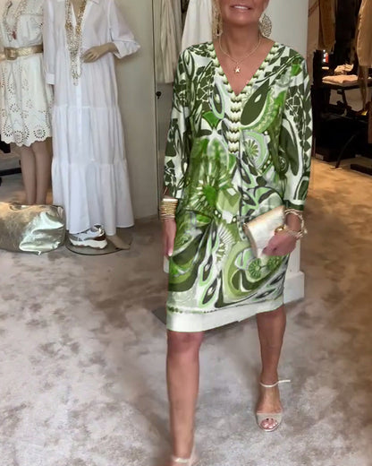 Vintage Vibe Kleid – Elegant und bequem für jede Gelegenheit