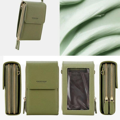 Touchscreen-Handtasche mit Geldbörse-Funktion – Kompakte Crossbody für den täglichen Gebrauch