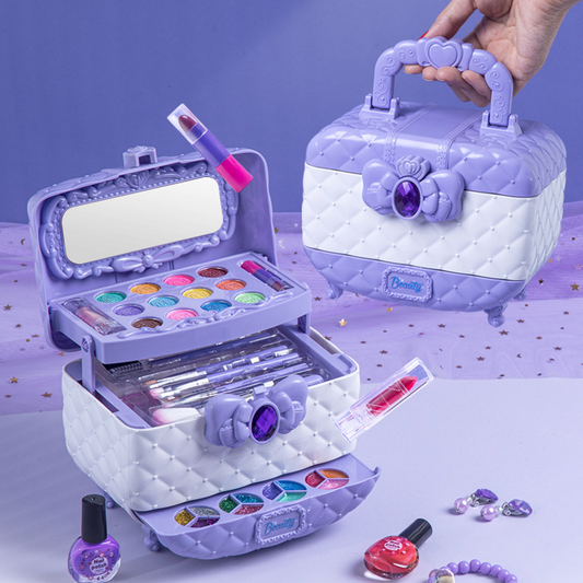 Prinzessinnen Beauty Koffer – Magisches Make-up Spielset für kleine Stil-Ikonen