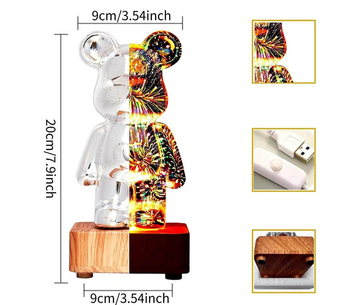 LumiBear – 3D Feuerwerkslampe