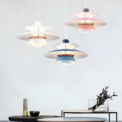 SkyGlow LED Pendelleuchte – Modernes Skandinavisches Design mit Dimmfunktion